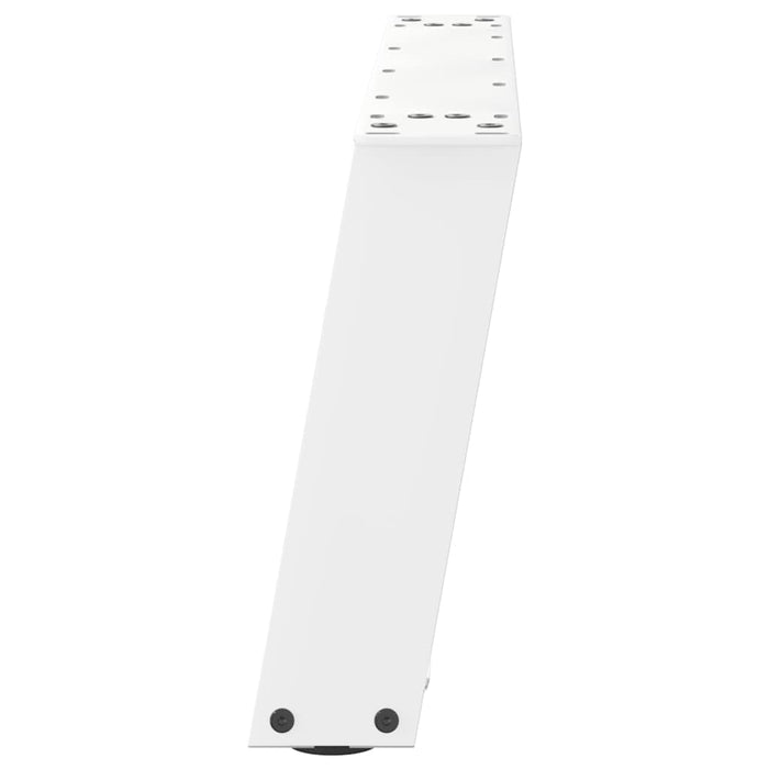 Picioare pentru măsuță de cafea în formă de U, 2 buc., alb, 60x(30-31) cm, oțel WALTI