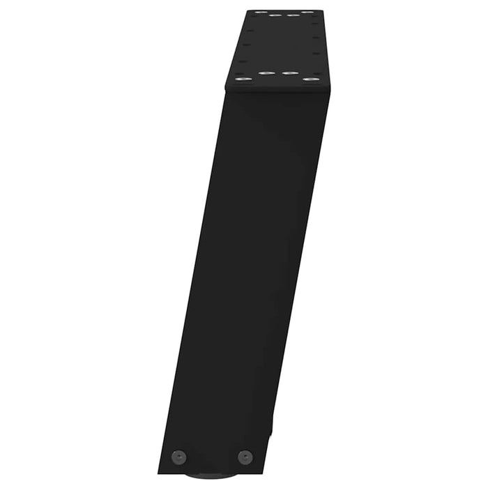 Picioare pentru măsuță de cafea în formă de U, 2 buc., negru, 70x(30-31) cm, oțel WALTI
