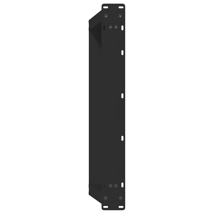 Picioare pentru măsuță de cafea în formă de U, 2 buc., negru, 70x(30-31) cm, oțel WALTI