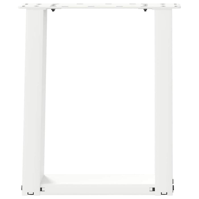 Picioare pentru măsuță de cafea în formă de U, 2 buc., alb, 38x(42-43) cm, oțel WALTI