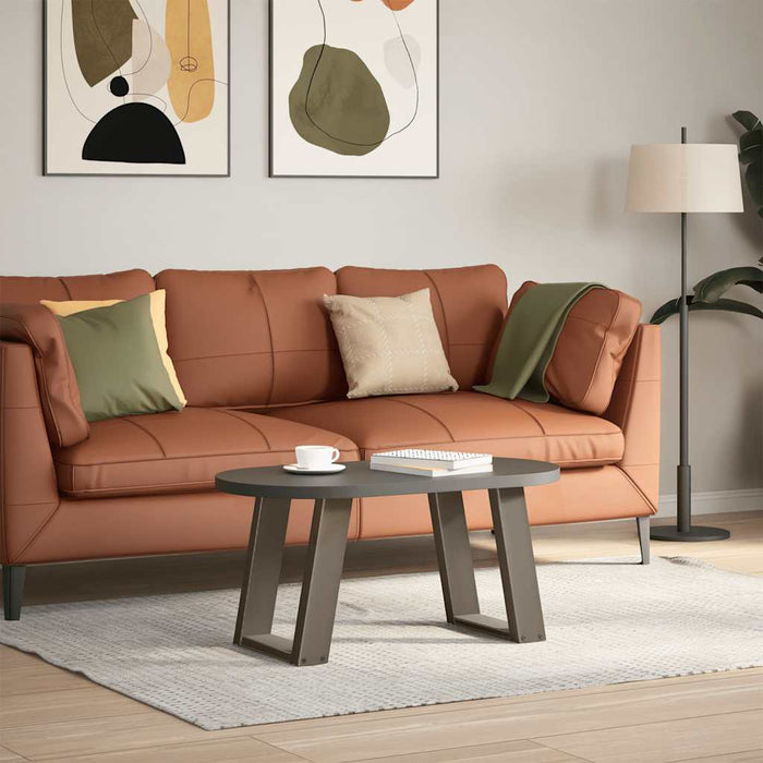 Picioare pentru măsuță de cafea în formă de U, 2 buc., oțel natural, 38x(42-43) cm WALTI