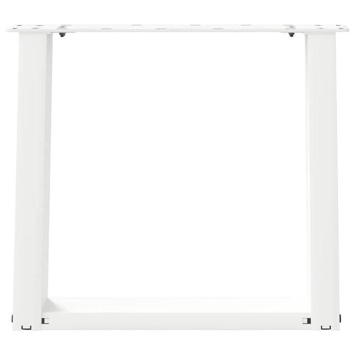 Picioare pentru măsuță de cafea în formă de U, 2 buc., alb, 50x(42-43) cm, oțel WALTI