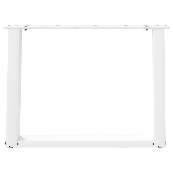 Picioare pentru măsuță de cafea în formă de U, 2 buc., alb, 60 x (42-43) cm, oțel WALTI