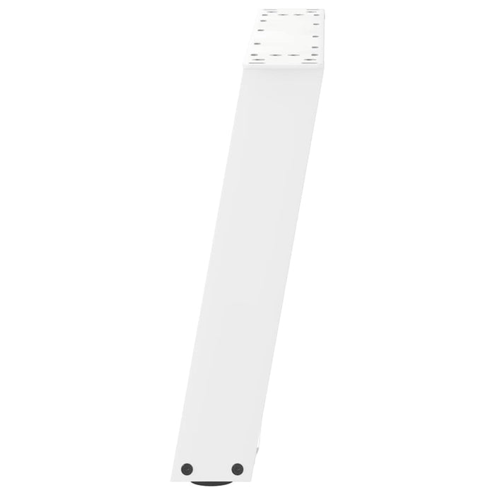 Picioare pentru măsuță de cafea în formă de U, 2 buc., alb, 60 x (42-43) cm, oțel WALTI