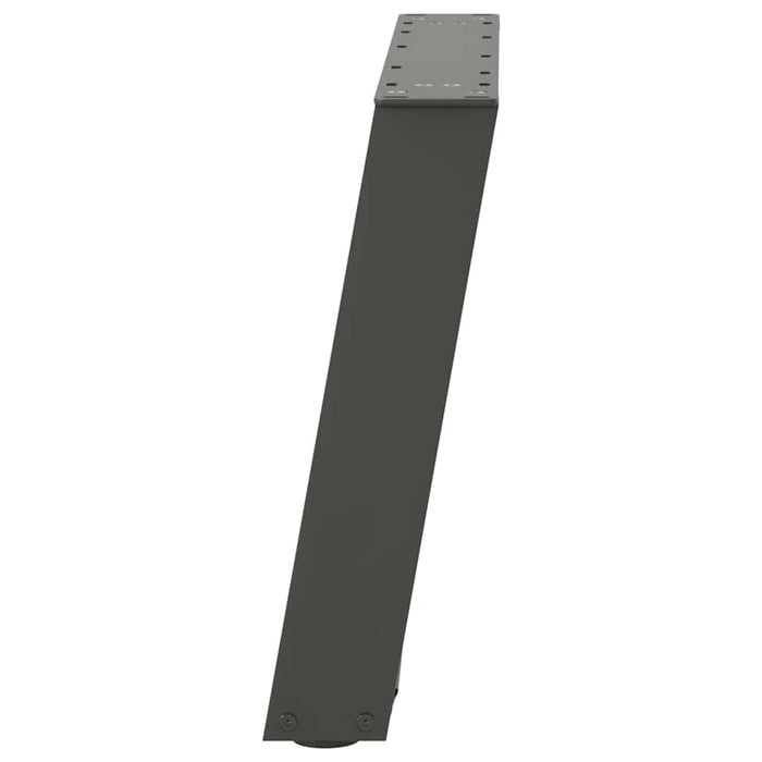 Picioare pentru măsuță de cafea în formă de U, 2 buc., antracit, 60x(42-43) cm, oțel WALTI