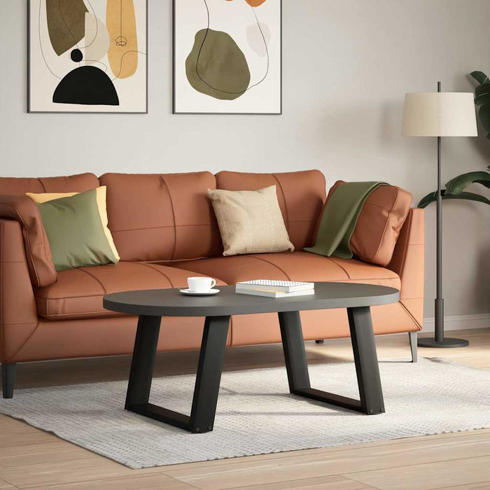 Picioare pentru măsuță de cafea în formă de U, 2 buc., negru, 70x(42-43) cm, oțel WALTI