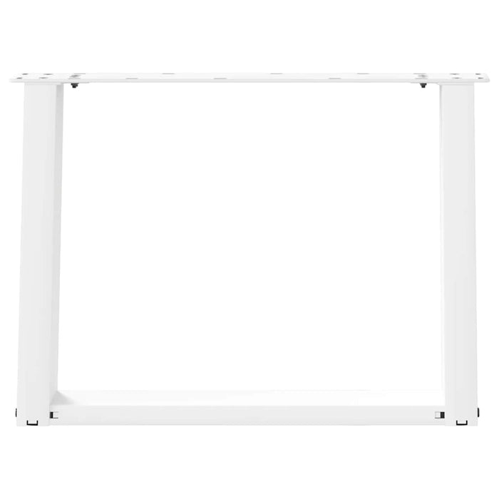 Picioare pentru măsuță de cafea în formă de U, 2 buc., alb, 70x(42-43) cm, oțel WALTI