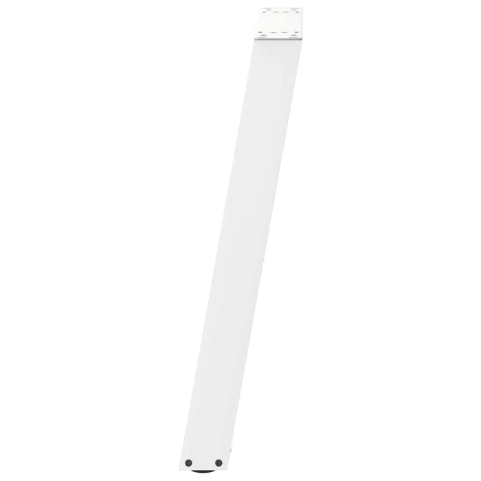 Picioare de masă consolă în formă de U, 2 buc., alb, 28x(72-73) cm, oțel WALTI