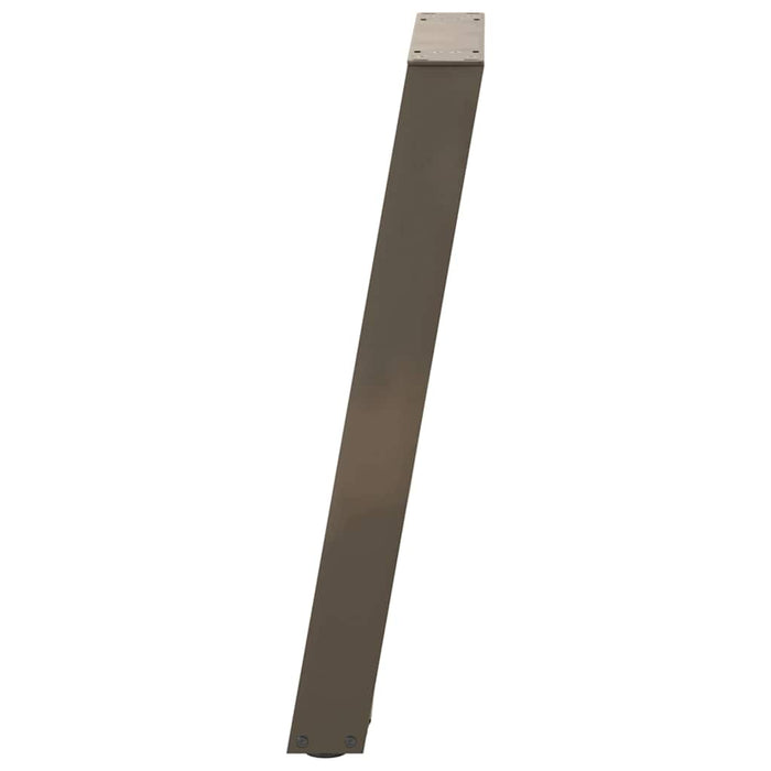 Picioare de masă consolă în formă de U, 2 buc., oțel natural, 28x(72-73) cm WALTI