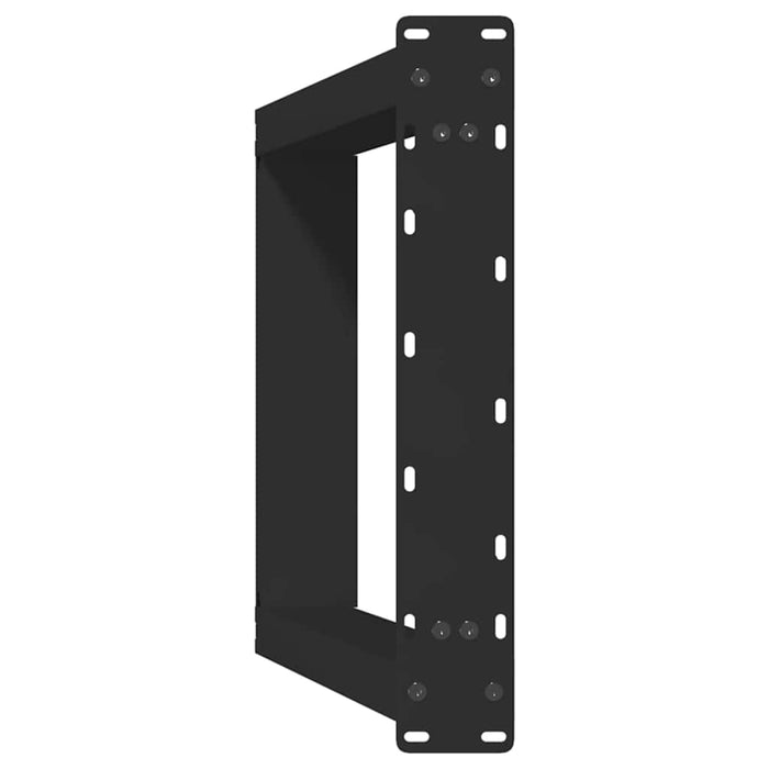 Picioare de masă consolă în formă de U, 2 buc., negru, 38x(72-73) cm, oțel WALTI