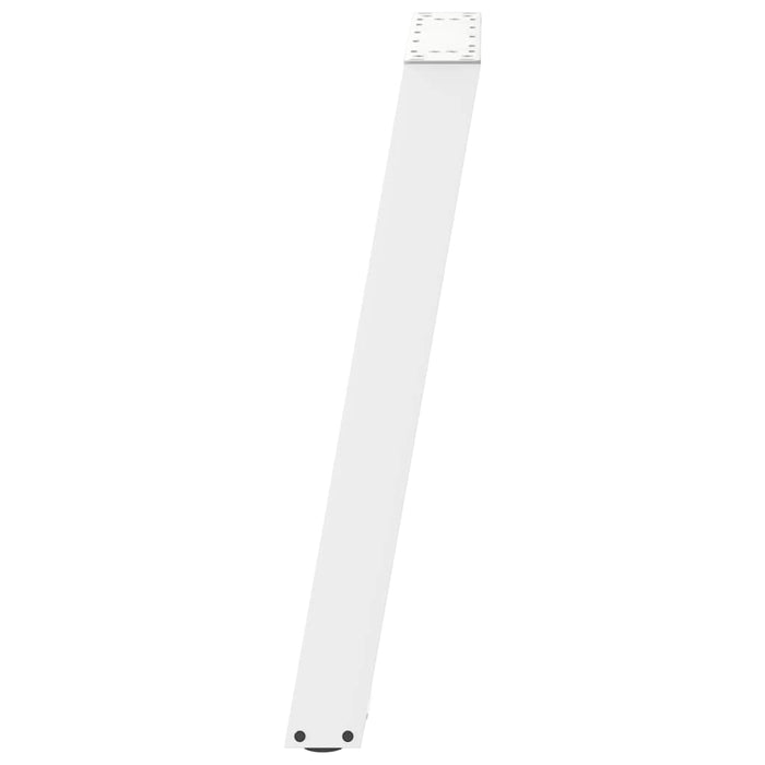 Picioare de masă consolă în formă de U, 2 buc., alb, 38x(72-73) cm, oțel WALTI