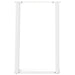 Picioare de masă în formă de U, 2 buc., alb, 50x(72-73) cm, oțel - WALTI WALTI