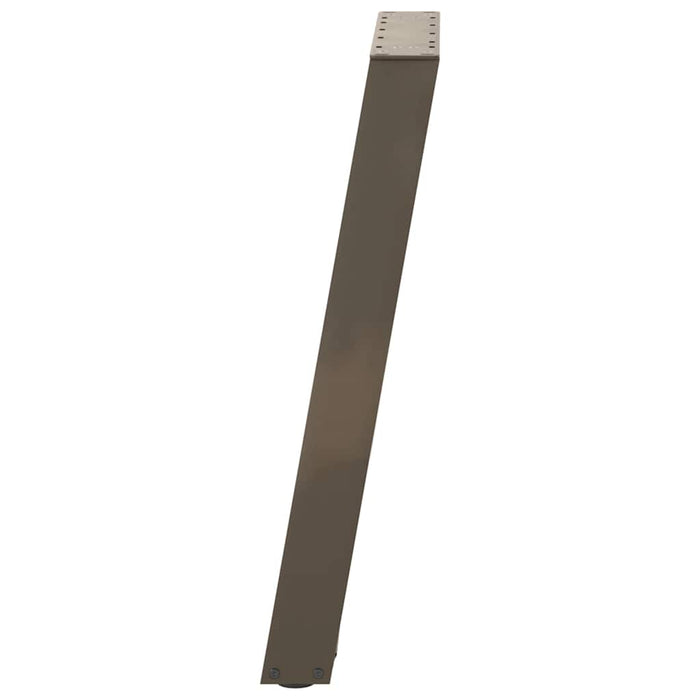Picioare de masă în formă de U, 2 buc., oțel natural, 50x(72-73) cm WALTI