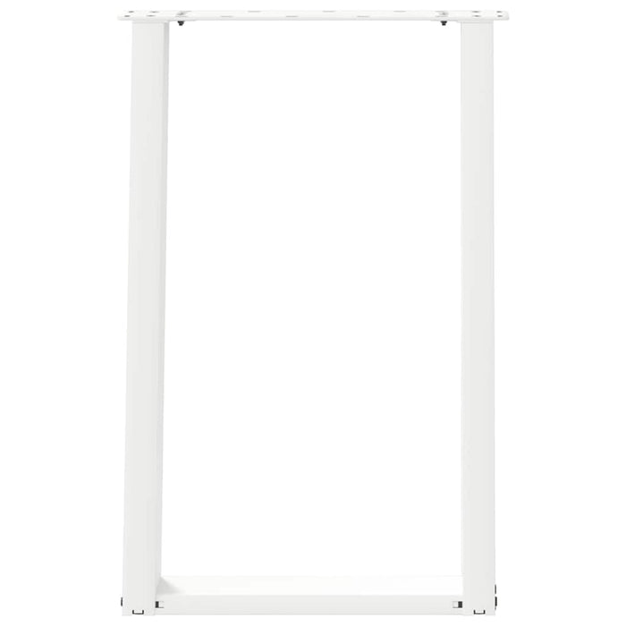 Picioare de masă în formă de U, 2 buc., alb, 60x(72-73) cm, oțel - WALTI WALTI