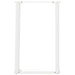 Picioare de masă în formă de U, 2 buc., alb, 60x(72-73) cm, oțel - WALTI WALTI