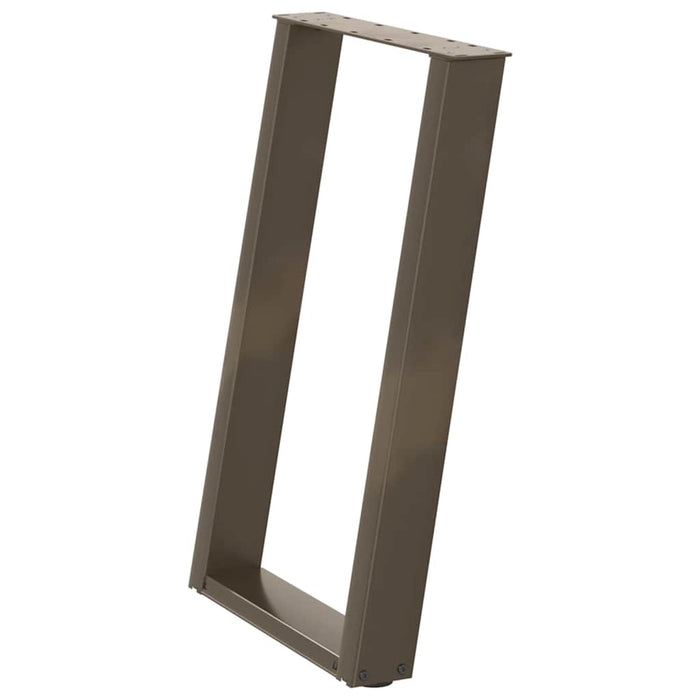 Picioare de masă în formă de U, 2 buc., oțel natural, 60 x (72-73) cm WALTI
