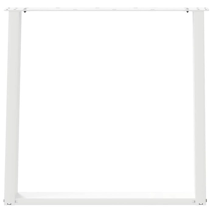 Picioare pentru masă în formă de U 2 buc alb 70x(72-73) cm oțel - WALTI WALTI