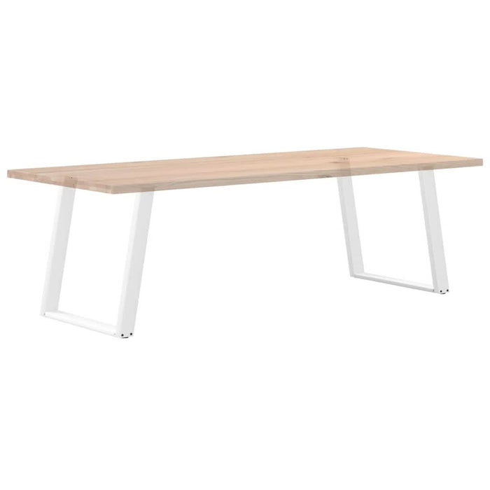 Picioare pentru masă în formă de U 2 buc alb 70x(72-73) cm oțel - WALTI WALTI