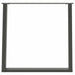 Picioare de masă în formă de U, 2 buc., antracit, 70x(72-73) cm, oțel - WALTI WALTI