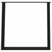 Picioare de masă în formă de U, 2 buc., negru, 80x(72-73) cm, oțel - WALTI WALTI