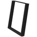 Picioare de masă în formă de U, 2 buc., negru, 80x(72-73) cm, oțel - WALTI WALTI