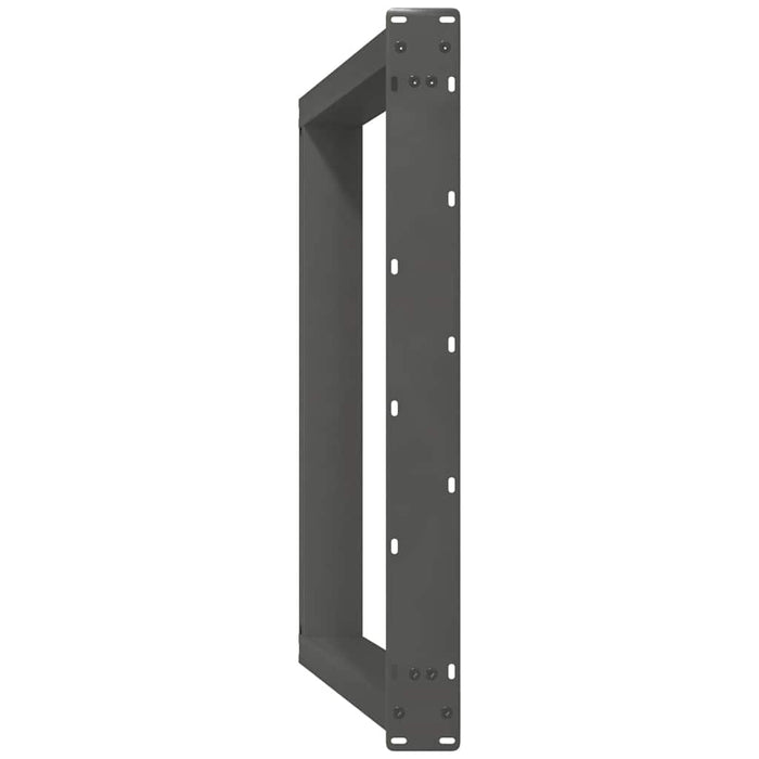 Picioare de masă în formă de U, 2 buc., antracit, 80x(72-73) cm, oțel WALTI