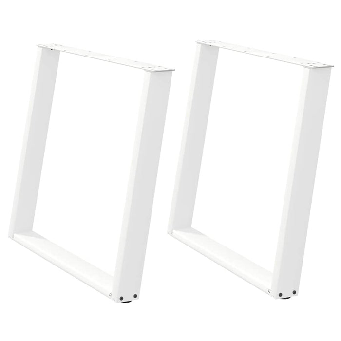 Picioare de masă în formă de U, 2 buc., alb, 90x(72-73) cm, oțel - WALTI WALTI