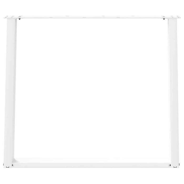 Picioare de masă în formă de U, 2 buc., alb, 90x(72-73) cm, oțel - WALTI WALTI