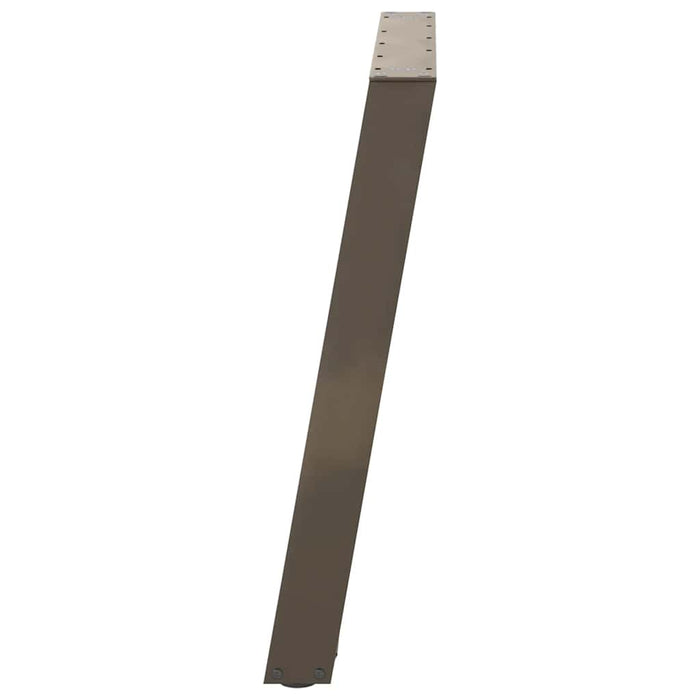 Picioare de masă în formă de U, 2 buc., oțel natural, 90x(72-73) cm WALTI