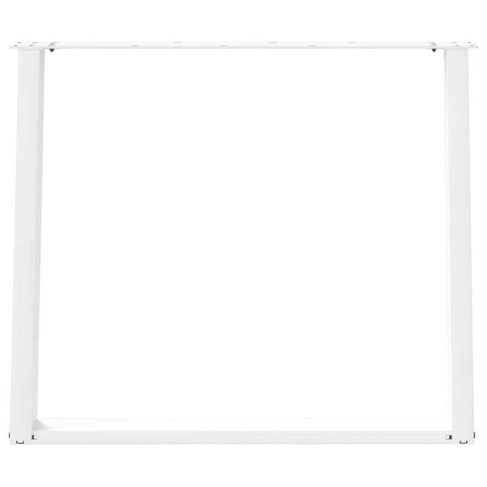 Picioare de masă în formă de U, 2 buc., alb, 100 x (72-73) cm, oțel WALTI