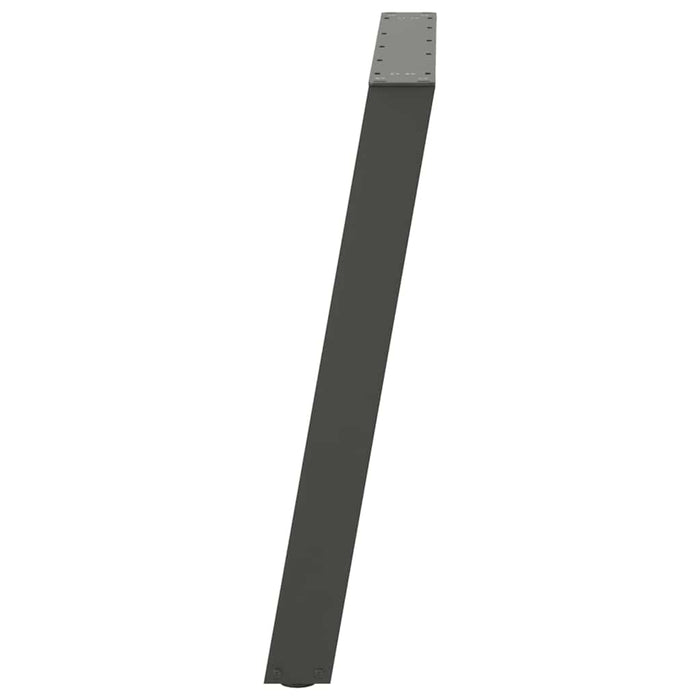Picioare de masă în formă de U, 2 buc., antracit, 100x(72-73) cm, oțel WALTI