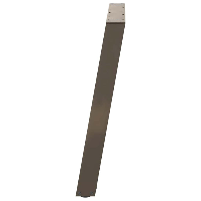 Picioare de masă în formă de U, 2 buc., oțel natural, 100 x (72-73) cm WALTI