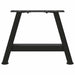Picioare pentru măsuță de cafea în formă de A, 2 buc., negru, 30x(30-31) cm, oțel - WALTI WALTI