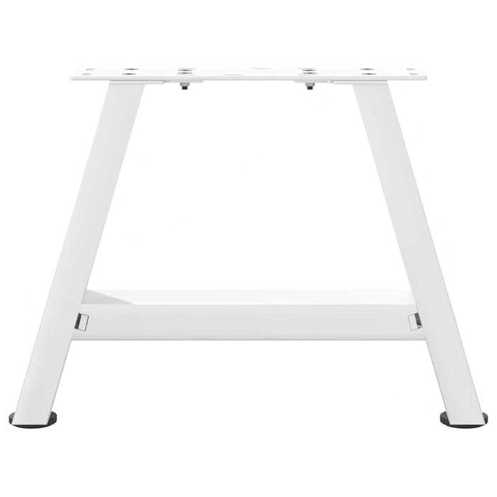Picioare pentru măsuță de cafea în formă de A, 2 buc., alb, 30x(30-31) cm, oțel WALTI