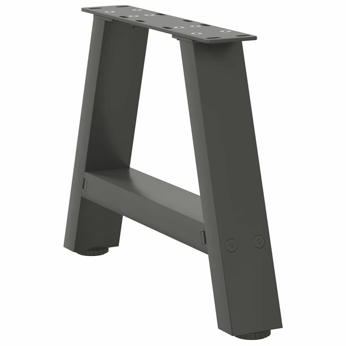 Picioare pentru măsuță de cafea în formă de A, 2 buc., antracit, 40x(30-31) cm, oțel WALTI