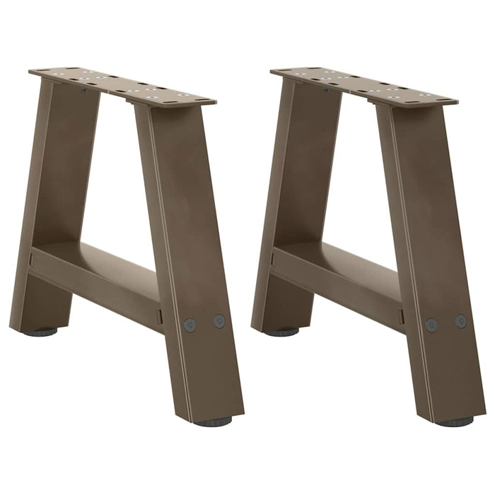 Picioare pentru măsuță de cafea în formă de A, 2 buc., 40x(30-31) cm, oțel WALTI