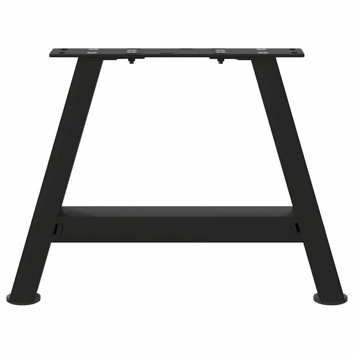 Picioare pentru măsuță de cafea în formă de A, 2 buc., negru, 50x(30-31) cm, oțel WALTI