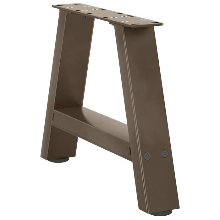 Picioare pentru măsuță de cafea în formă de A, 2 buc., 50x(30-31) cm, oțel WALTI