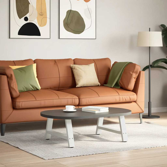 Picioare pentru măsuță de cafea în formă de A, 2 buc., alb, 60x(30-31) cm, oțel WALTI