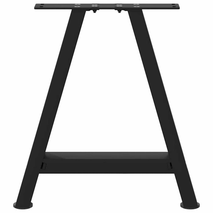 Picioare pentru măsuță de cafea în formă de A, 2 buc., negru, 38x(42-43) cm, oțel WALTI