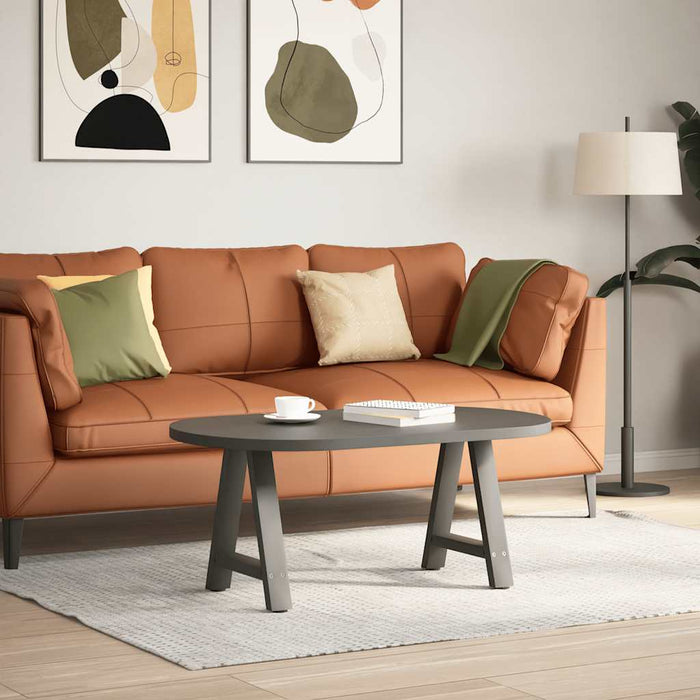 Picioare pentru măsuță de cafea în formă de A, 2 buc., antracit, 38x(42-43) cm, oțel WALTI