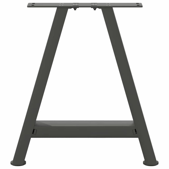 Picioare pentru măsuță de cafea în formă de A, 2 buc., antracit, 38x(42-43) cm, oțel WALTI