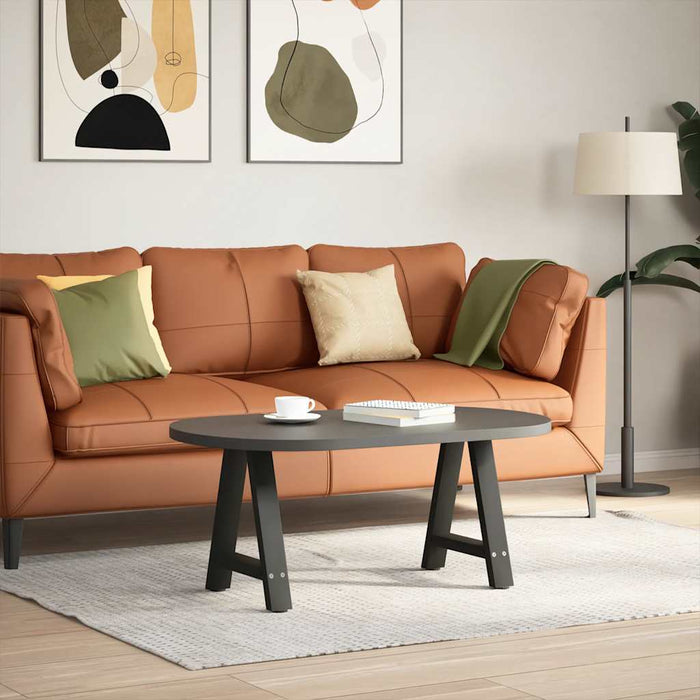 Picioare pentru măsuță de cafea în formă de A, 2 buc., negru, 50x(42-43) cm, oțel WALTI