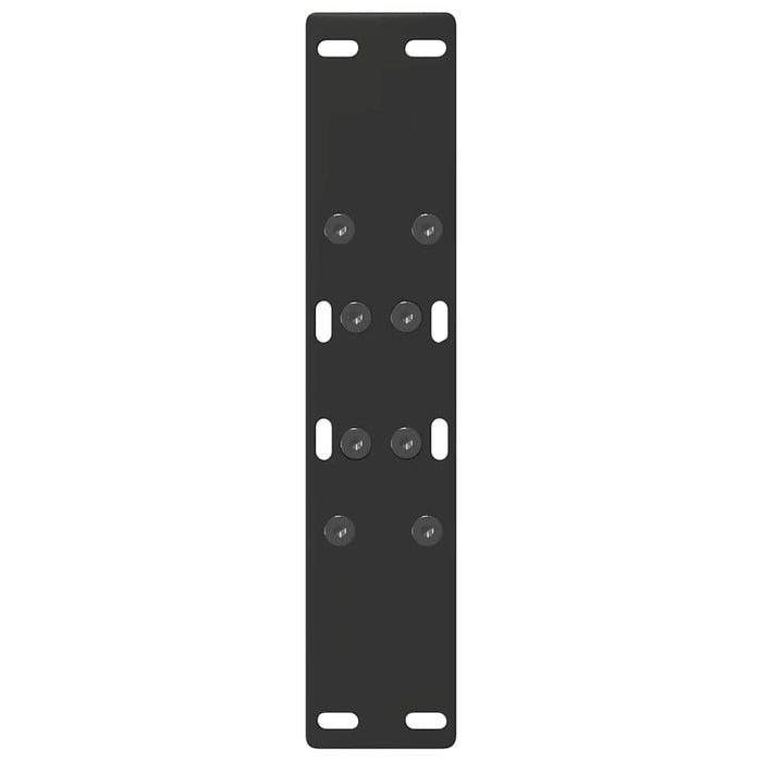 Picioare pentru măsuță de cafea în formă de A, 2 buc., negru, 50x(42-43) cm, oțel WALTI