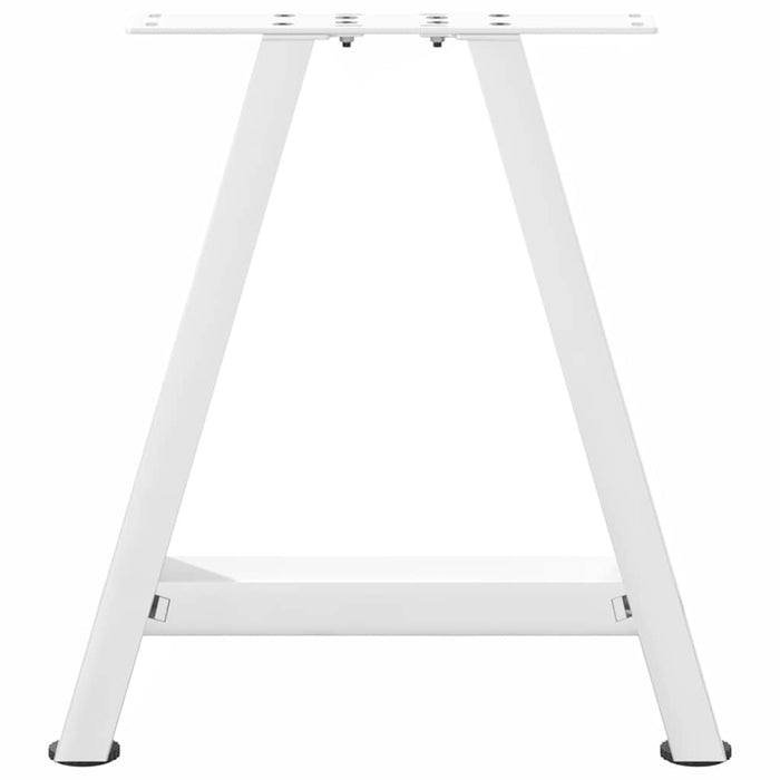 Picioare pentru măsuță de cafea în formă de A, 2 buc., alb, 50x(42-43) cm, oțel WALTI