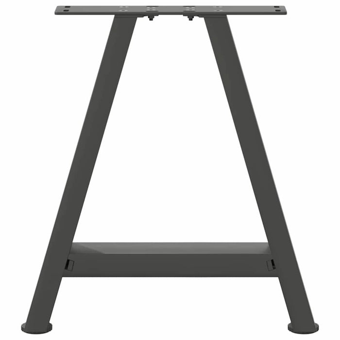 Picioare pentru măsuță de cafea în formă de A, 2 buc., antracit, 50x(42-43) cm, oțel - WALTI WALTI