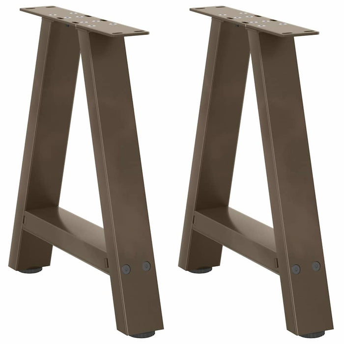 Picioare pentru măsuță de cafea în formă de A, 2 buc., 50x(42-43) cm, oțel WALTI