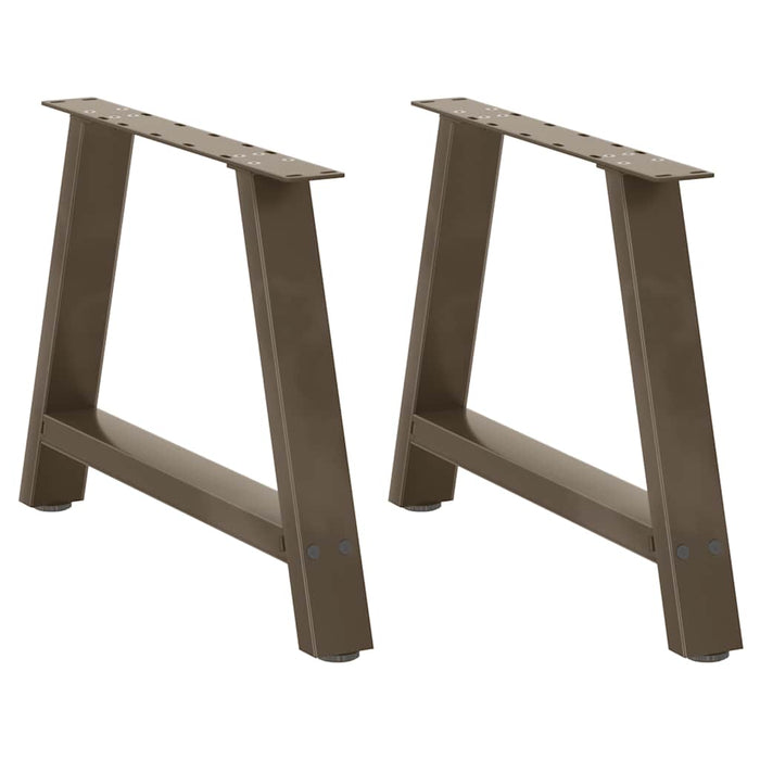 Picioare pentru măsuță de cafea în formă de A, 2 buc., 60x(42-43) cm, oțel - WALTI WALTI
