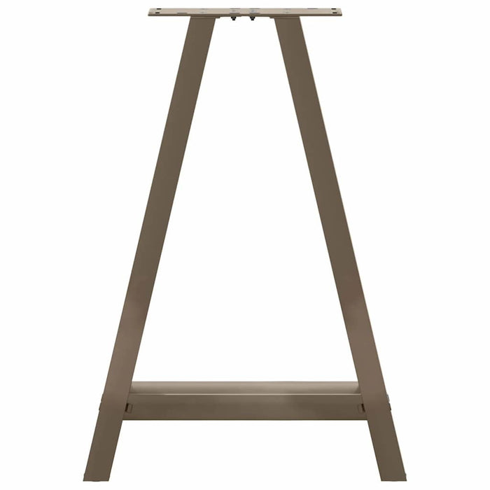 Picioare de masă în formă de A, 2 buc., 50x(72-73) cm, oțel - WALTI WALTI