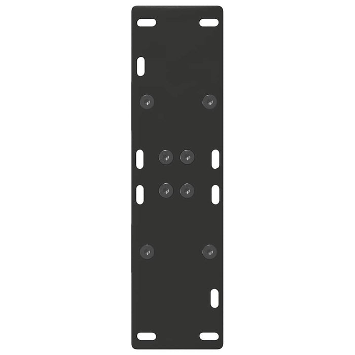 Picioare de masă în formă de A, 2 buc., negru, 60x(72-73) cm, oțel WALTI